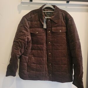 Men's Brown Quilted Jacket